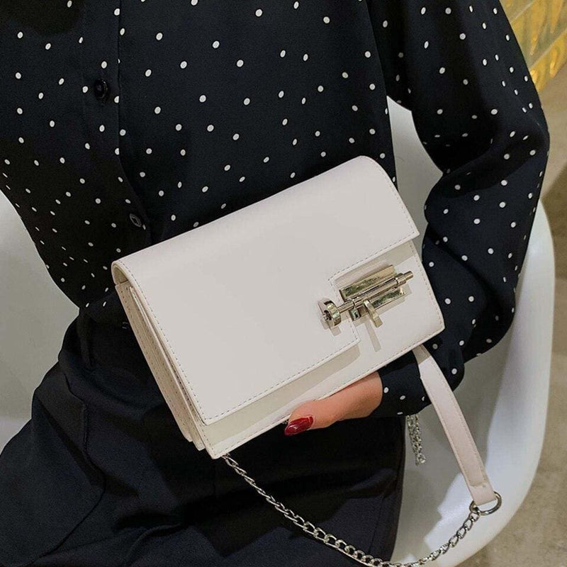 Bolsa Couro Neon Pequena Tiracolo