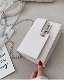 Bolsa Couro Neon Pequena Tiracolo