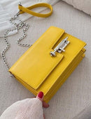 Bolsa Couro Neon Pequena Tiracolo