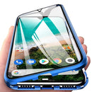 Case MagSafe Samsung de Vidro Temperado e Alumínio Dupla Proteção