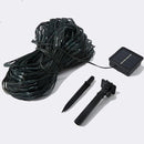 Rede Pisca-Pisca Longa com Painel Solar (Branco Quente e 200 Leds)