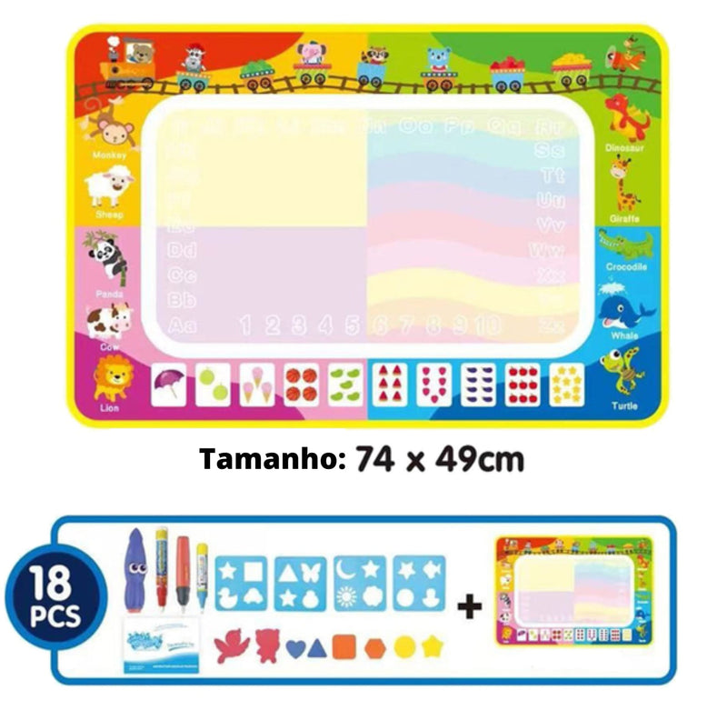 Tapete para Crianças Desenhar e Brincar