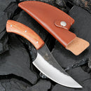 Faca feita à mão com lâmina fixa