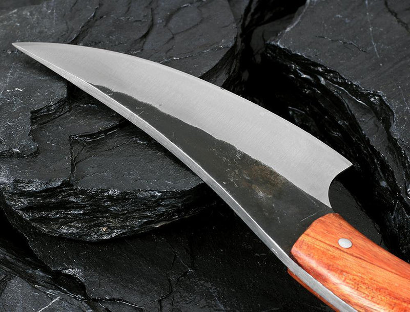 Faca feita à mão com lâmina fixa